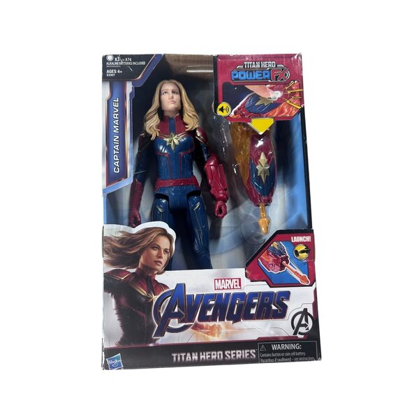 Marvel Avengers Captain Marvel Titan Hero Power FX 11" Action Figure NEW - Picture 1 of 8